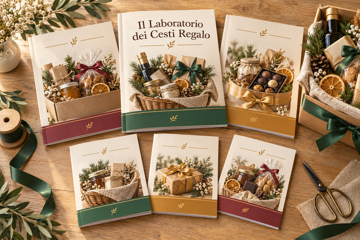 Tutto Il Laboratorio dei Cesti Regalo: tre guide, tre bonus e un cesto regalo