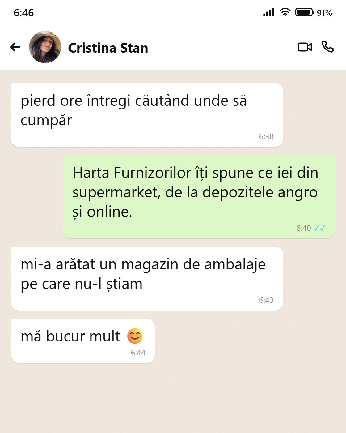 Mesaj de la Cristina: harta furnizorilor