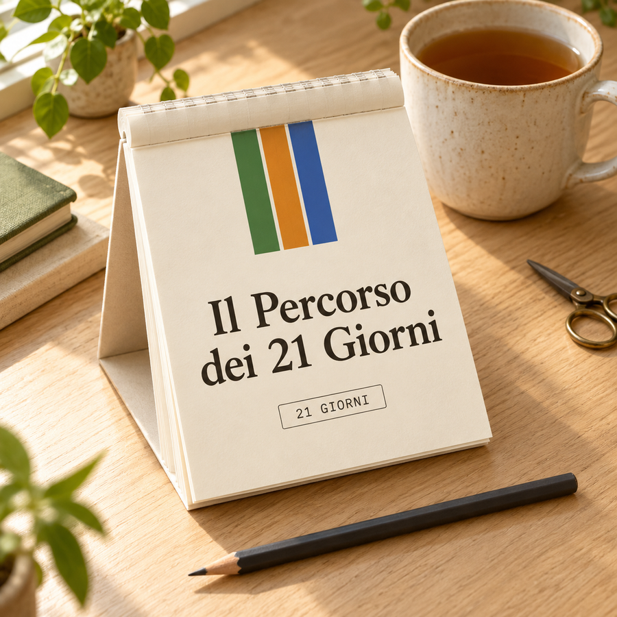 Il Percorso dei 21 Giorni: il kit in ordine, un giorno per pagina